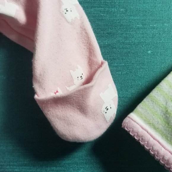 Newborn Girls Pajama Trio - Picture 4 of 8